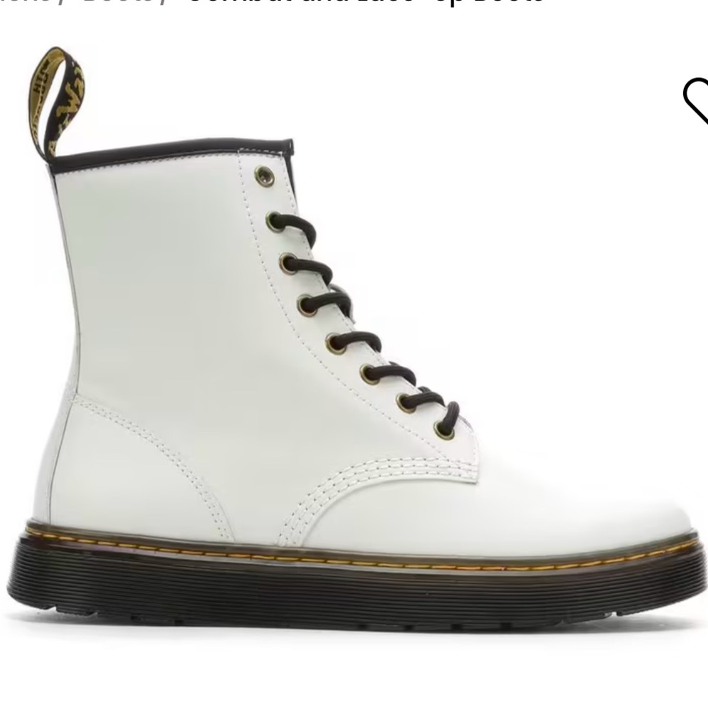 Dr. Martens Zavala while shoes boots women’s 10
